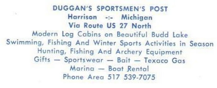 Duggans Restaurant & Motel - Vintage Postcard